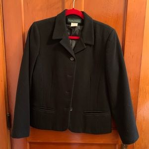 SOLD!  Harve Benard black wool blazer, EUC, size 10